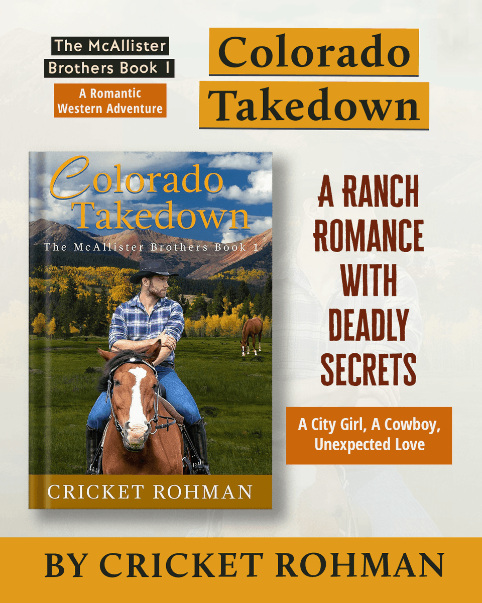 ARTofWriting's tweet photo. He trusts his horse, his cattle dog, and the open range. She’s a city girl who challenges everything he knows. But when danger strikes, their unlikely romance becomes a fight for survival. BY @CricketRohman

Available on - Amazon https://t.co/P7rO6J8JqJ