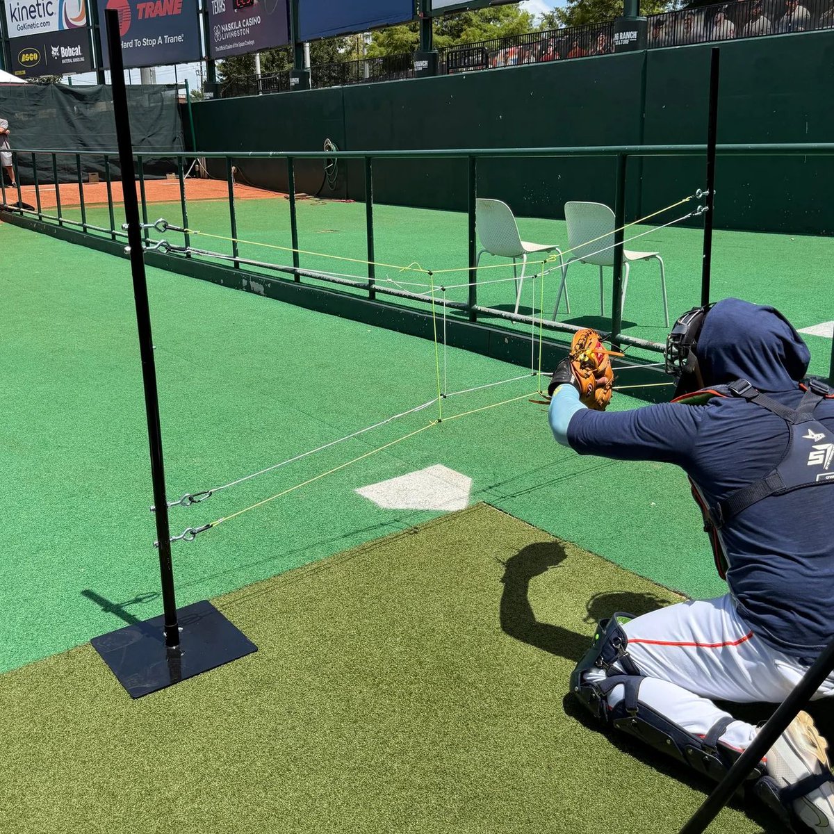 HittingStore's tweet photo. Stop aiming down the middle. Start owning the black.
Meet the brand new Shadow Zone Pitching Target at https://t.co/m0LvFo8Qqi.
Two adjustable string zones help pitchers train the strike zone and the shadow zone around it.
$299 with FREE shipping!
Link: https://t.co/BoNSuctDq8 https://t.co/xI9dtt8NDU