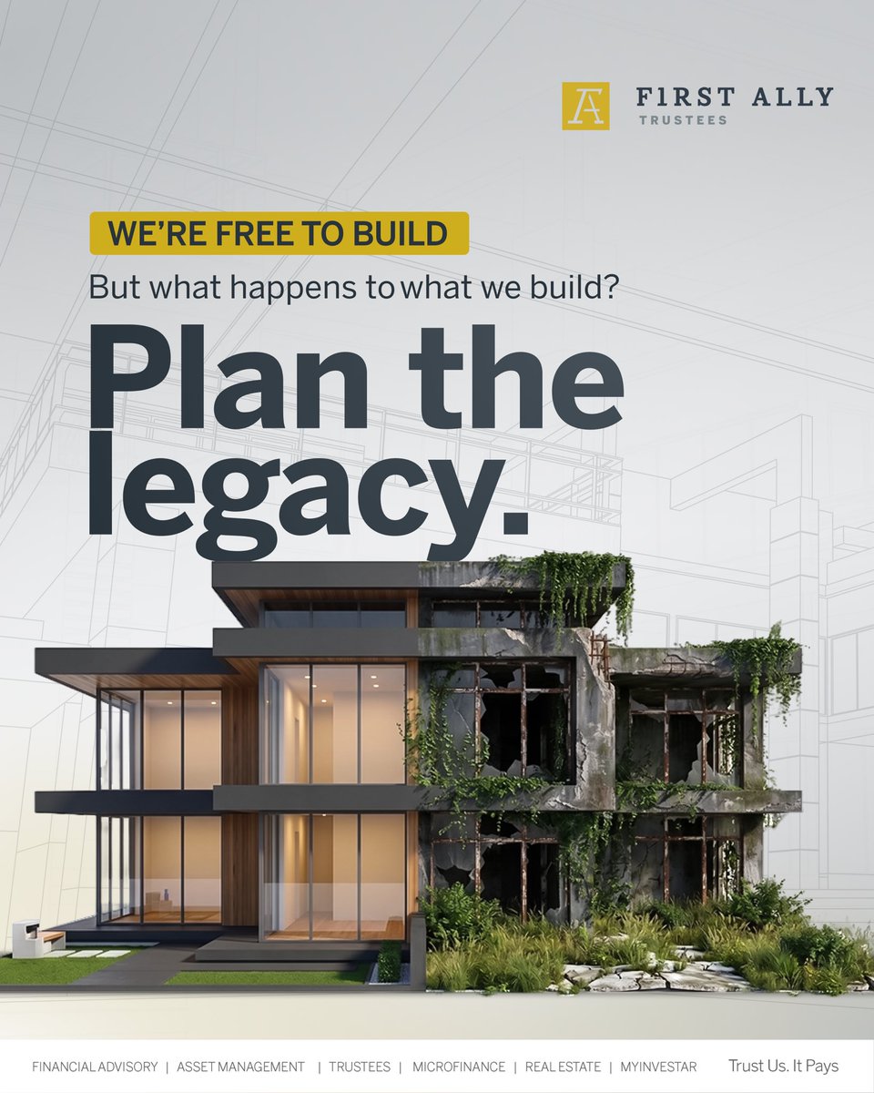 First_Ally's tweet photo. Independence gives us the freedom to build, grow, and create. 
But building wealth is only part of the story. Protecting what you build matters, too.

Today, think beyond what you’re building and what you want it to mean tomorrow.

First Ally Trustees, Protect what matters most. https://t.co/vSyuDr9NE8
