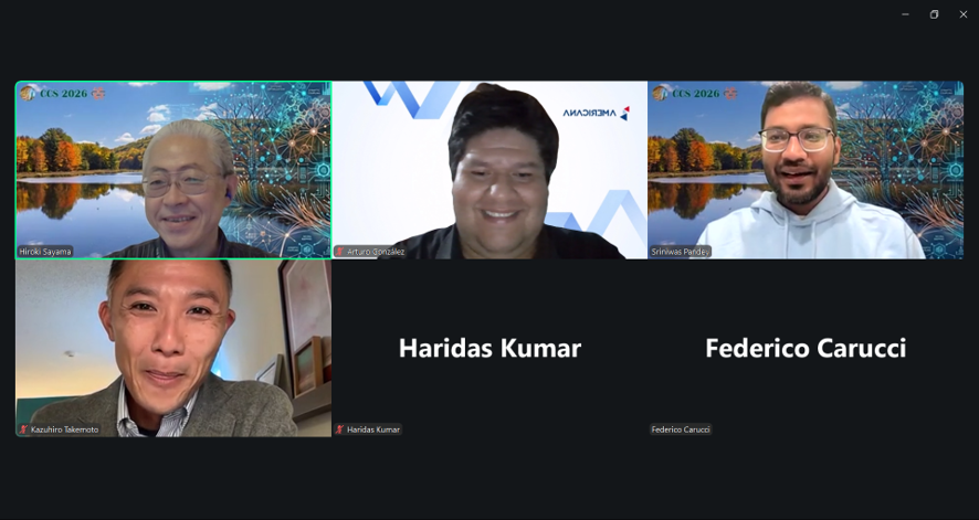 arturpy's tweet photo. 7/7 Many thanks to the participants, organizers, and especially to @HirokiSayama  and the @ConfCompSys  community for the insightful discussions.

Looking forward to continuing the conversation on economic complexity, regional integration, and complex systems research.

#CCS2026 https://t.co/8yc0D44cSH