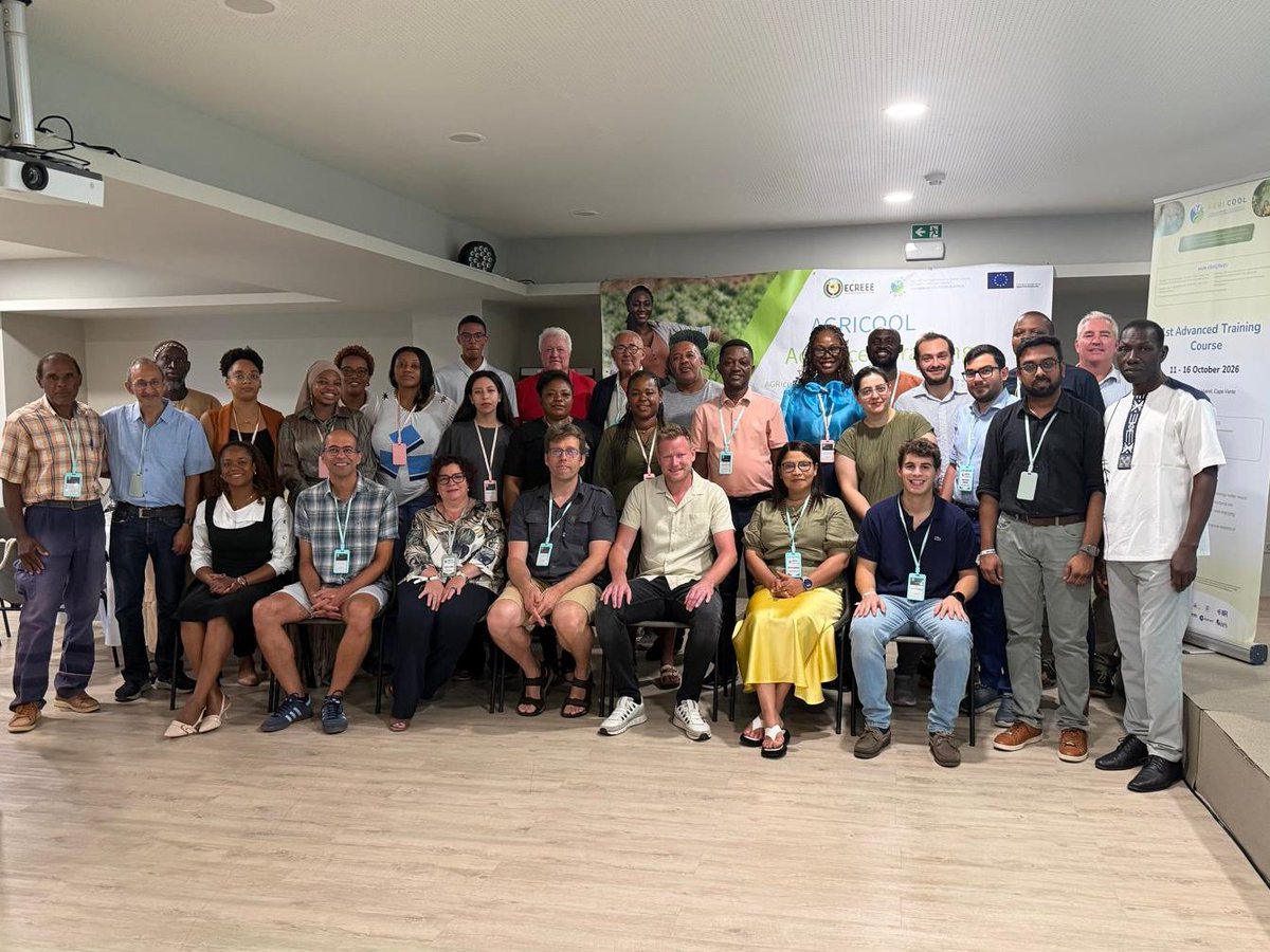 agricool_eu's tweet photo. The AGRICOOL consortium gathers in Cape Verde! 🇨🇻 

This week project partners were hosted by @ECREEE_ECOWAS to discuss updates, milestones, and progress on AGRICOOL. 🤝

Stay tuned for updates on #AgriCoolWeek!

#AgriCool #SustainableAgriculture #Training #HorizonEurope https://t.co/CUBFR5xpWR