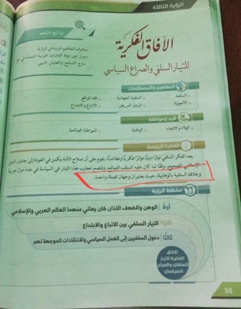 RasAlghul_012's tweet photo. ههههههههههه شوفو مناهجهم الدراسية و مركز صواب حقهم ماذا يقول عن أهل السنة و الجماعة من الحنابلة السلفيين في الكويت و قطر و السعودية و الشارقة:

الرابط 
https://t.co/O67bDyNAf2 https://t.co/cDdJQv4Cyb
