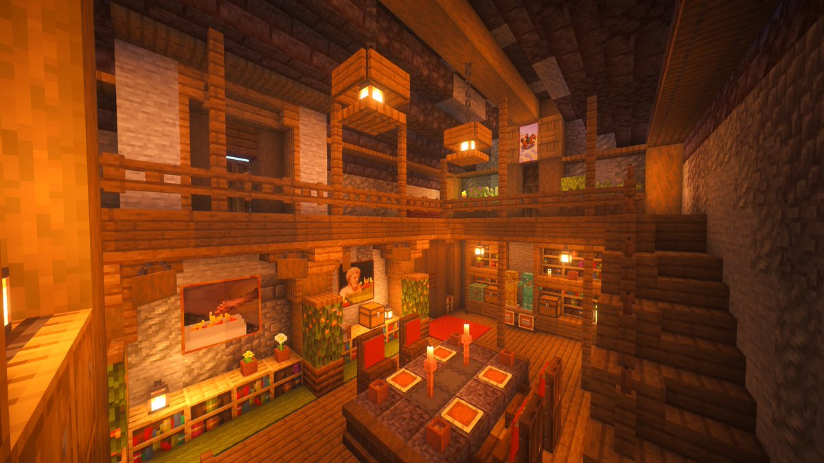 NOCAT_NOLIFE_22's tweet photo. 内装
#minecraft #minecraftbuilds #るるんば鯖 https://t.co/WP9Paslm6T