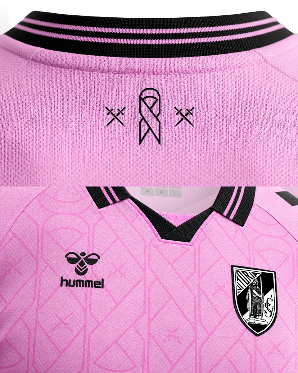 VitoriaSC1922's tweet photo. Laços que nos unem 💗 

A sensibilização e prevenção vestem-se de rosa. Em parceria com a Hummel, lançamos a quarta camisola da época 2026/2027 no Dia da Saúde da Mama. Prevenir e rastrear fazem parte da tática para curar mais e viver melhor.

Por cada camisola vendida, 20% reverte a favor da Associação Vencedores do Cancro Unidos Pela Vida, uma organização vimaranense que apoia doentes oncológicos e as suas famílias 🤝

Já disponível em https://t.co/JMEpcHWjhc e na Vitória Store do Estádio D. Afonso Henriques, do Espaço Guimarães e do GuimarãeShopping 🛍️