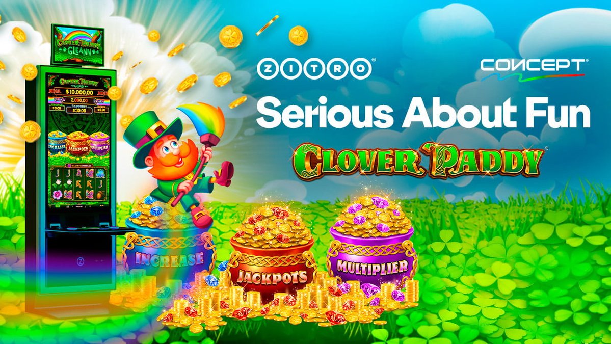 YogonetLatam's tweet photo. Zitro presenta a un travieso Leprechaun en su nuevo juego Clover Paddy www.yogonet.com/latinoamerica/noticias/2026/10/15/111105-zitro-presenta-a-un-travieso-leprechaun-en-su-nuevo-juego-clover-paddy #Zitro #CloverPaddy #Tragamonedas #iGaming #Leprechaun https://t.co/h1Hrz9plKj