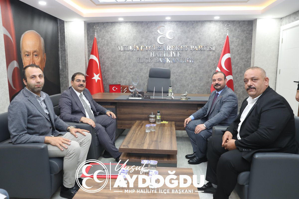 MHPhaliliyeurfa's tweet photo. Haliliye Belediye Başkanı Sayın Mehmet Canpolat’a MHP Haliliye İlçe Başkanlığımıza gerçekleştirdiği nazik ziyareti için teşekkür ederiz.

Yusuf Aydoğdu 
MHP Haliliye İlçe Başkanı
@MHP_Bilgi
@dbdevletbahceli 
@eczosmanmutlu 
@yusufaydogduu 
@haliliye_bld 
@mcanpolatnet https://t.co/l4FMXjMN1r