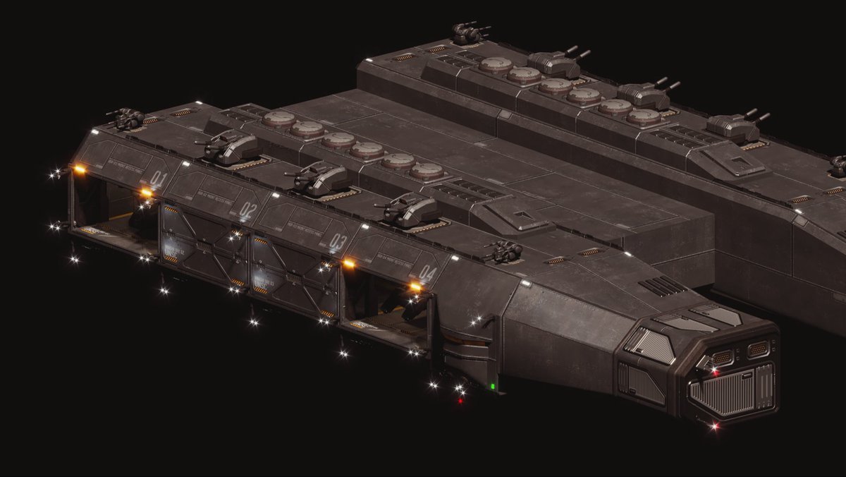 rayviz_fx's tweet photo. Paris-Class Side Hangars

Details and more details: Including, why not, a “control tower” next to the hangars to coordinate and assist with the arrival and departure of supply ships and Pelicans.

I’ll use the larger turrets as M60 Sentries and add a few Ramparts for anti-aircraft defense.

 #halo #unsc