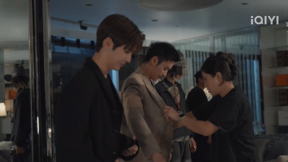 xxjdesu's tweet photo. #MrFanboyEP7
#JamesSu #Witsamost

🤍: Honestly, if anyone says Nine’s scary, try meeting North first. Now that’s the real deal, no lie.
🐺: Getting to act in those pretty intense scenes with James was super impressive, honestly.
🤍: Really?
🐺: What, you think I’m lying or something?
🤍: No, no, it’s not like that!

🐺: Wishing you great success and prosperity.
🤍: I hope I’ll get to work with you again, Phi.

🐺: I really loved how James took his time with the scene, letting it build up slowly. It was so good. I’m totally sure everyone’s gonna see some amazing acting from him in this series.
🤍: Aw, thank you so much. Truth is, the reason I took so much time was because I was completely shocked. Nine’s never seen North like that before.
🐺: Yeah, totally. Seeing you look that shocked, I really believed you were in shock for real. It was awesome.

🤍: See you next time then. Let Phi Most head home first.
🐺: James still’s gotta shoot more scenes. Fighting Su-su, I’m heading home now.

//นอร์ทเพิ่งเคยระเบิดใส่ไนน์ครั้งแรกจริงๆด้วย 🥹🥹🥹