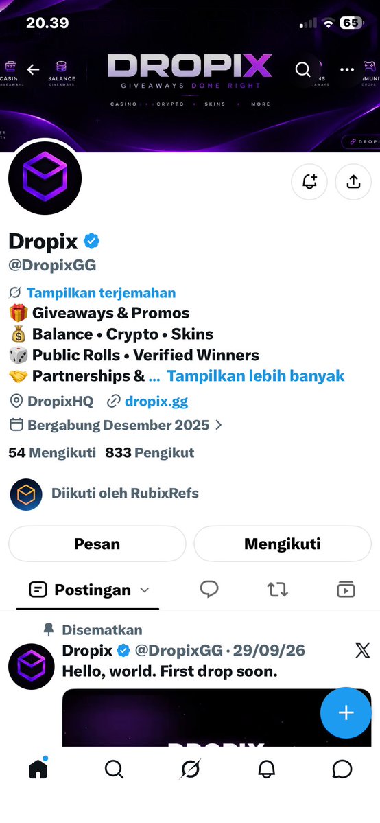 0xslw98's tweet photo. @RubixRefs @jasinoofficial @DropixGG Done sir

@KokSelow https://t.co/KcyaO0ElMh
