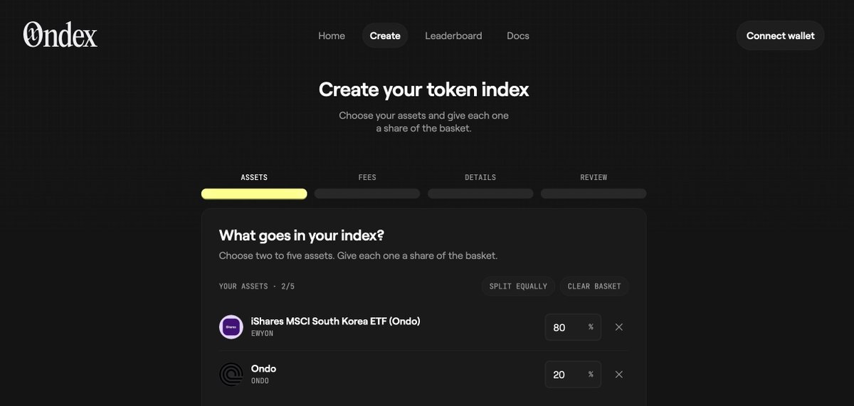 ondex_fi's tweet photo. Red open in Asia. Dip-buyers, this one’s for you.

$EWY -paired indexes are now live on @ondex_fi. 
Powered by @Ondo. https://t.co/a0VihU9Y3m