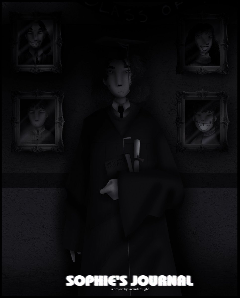 LavenderBl1ght's tweet photo. Final promo art for 'Sophie's Journal' for a small while, while we focus in our ad! As of currently, this art is our official poster!

Happy graduation, my child.

(Art by @xtc_0o )

#SophiesJournal #Thewaltenfiles #Thewaltenfilesfanart #Thewaltenfilesfanproject #twf https://t.co/Pm40iFaJqh