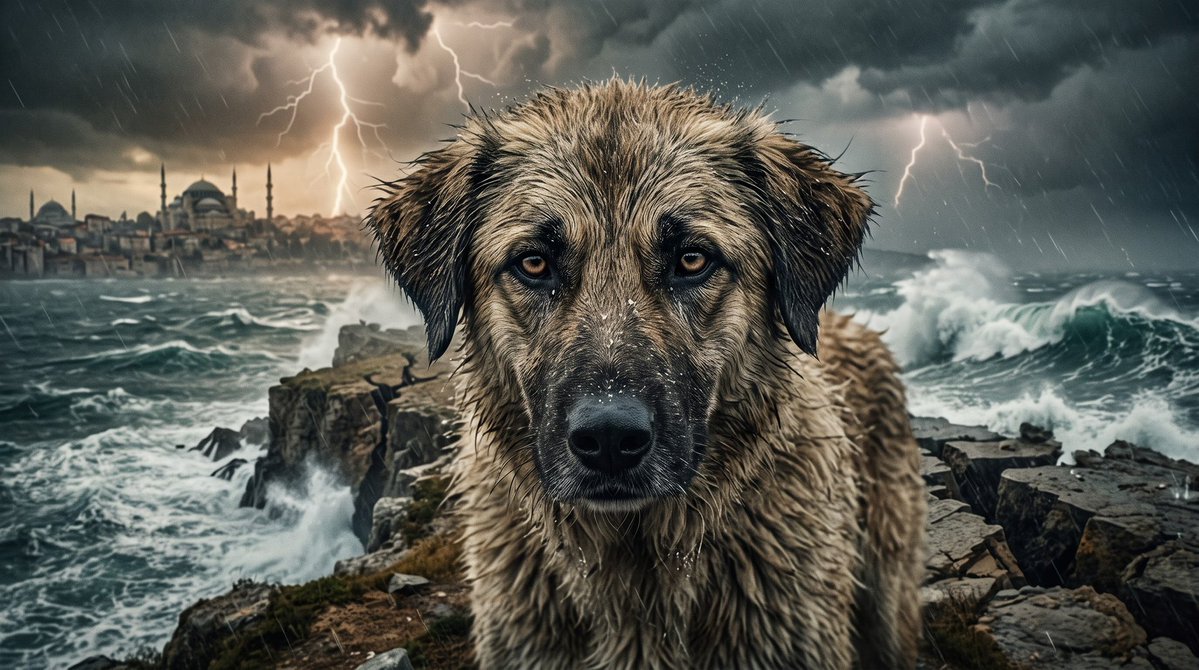 irebecler01's tweet photo. 1865: Köpekler sürüldü -> Büyük İstanbul yangını çıktı, vazgeçildi.

1910: 80 bin köpek Hayırsızada’da ölüme terk edildi -> 1912 büyük depremi ve Balkan hezimeti geldi.

Bu kadim topraklar, dilsiz hayvanın ahı üzerinde hiçbir zaman huzur bulmadı. Geçmişten hiç mi ders almadınız? https://t.co/f5U7eaXWQo