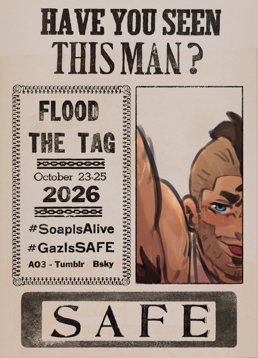 aMAZEing_artist's tweet photo. y’all can see this too even though the event isn’t really hosted here #SoapIsAlive #GazIsSAFE https://t.co/sXSTqIe6v0