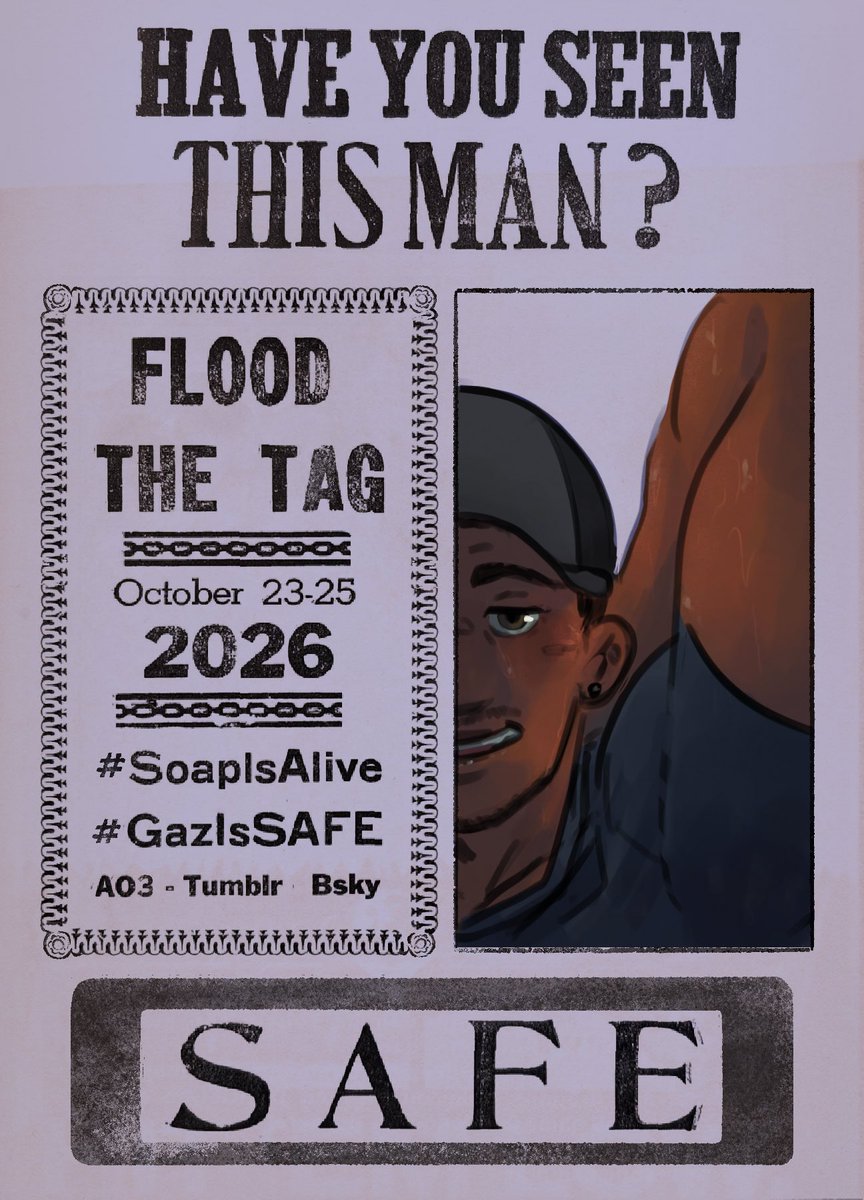 aMAZEing_artist's tweet photo. y’all can see this too even though the event isn’t really hosted here #SoapIsAlive #GazIsSAFE https://t.co/sXSTqIe6v0