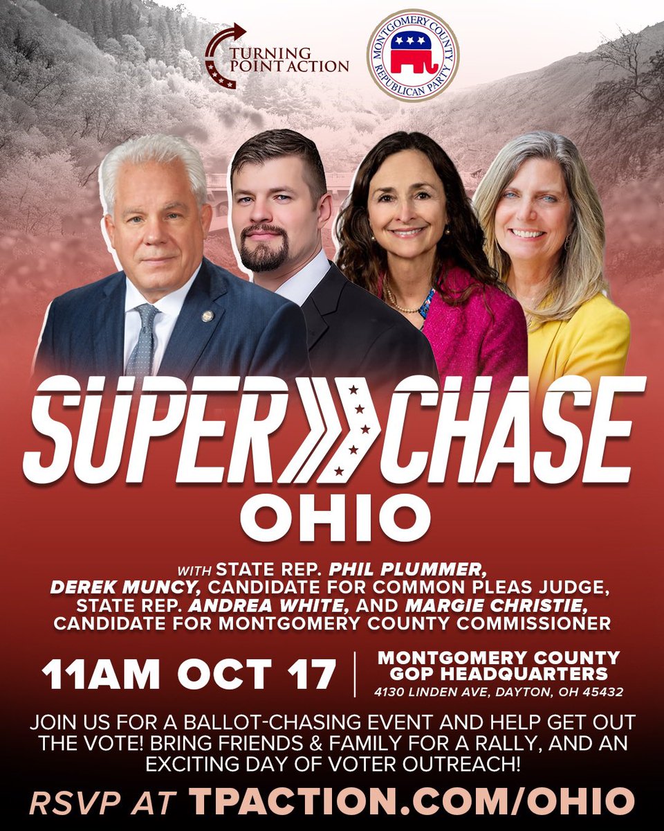 GabeGuidarini's tweet photo. Montgomery County early vote is lagging behind surrounding Ohio counties, especially in the most Republican areas.

Join us Saturday at 11 AM and help us tip the scales: https://t.co/SdHmf1E4y8 https://t.co/ezxPAsx4tp