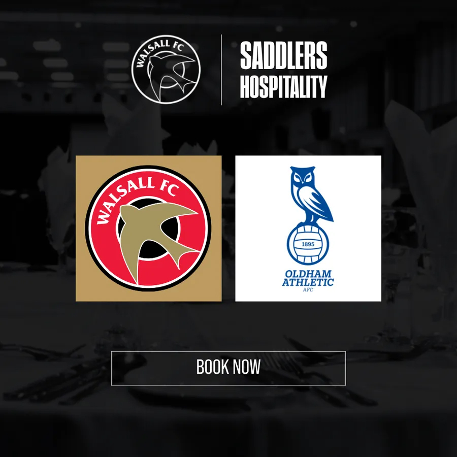 WFCServices's tweet photo. Fancy upgrading your ticket? 🍽️

Why not join us in our hospitality lounges for the below fixtures - with limited spaces available, secure your place before it's too late and get in touch with us by emailing commercial@walsallfc.co.uk! https://t.co/NhkbPUfAJR