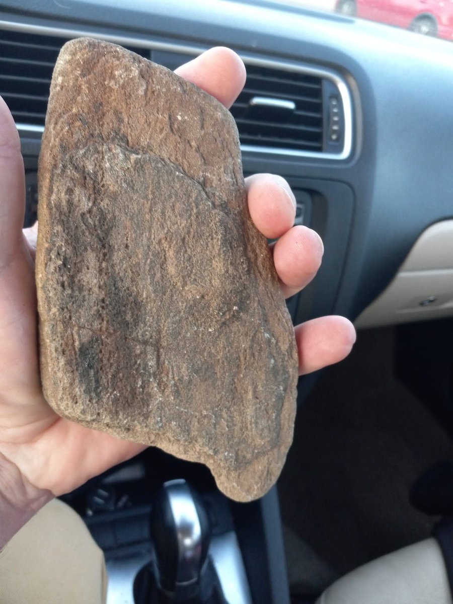 SlikerGary51's tweet photo. Large bird stone recovered from the water in Elkton MD. https://t.co/IWSFQNbi0T