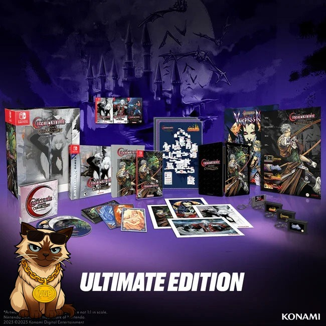VideoGamesPlus_'s tweet photo. VGP Giveaway Time!

Glitch is giving away a Castlevania Advance Collection Ultimate Edition on either NSW/PS4/XB/PC [Winner's Choice] + her sticker to one lucky winner.     

RT, Like and Follow VGP to enter for a chance to win!  

Winner announced Friday, Nov 6, 2026!