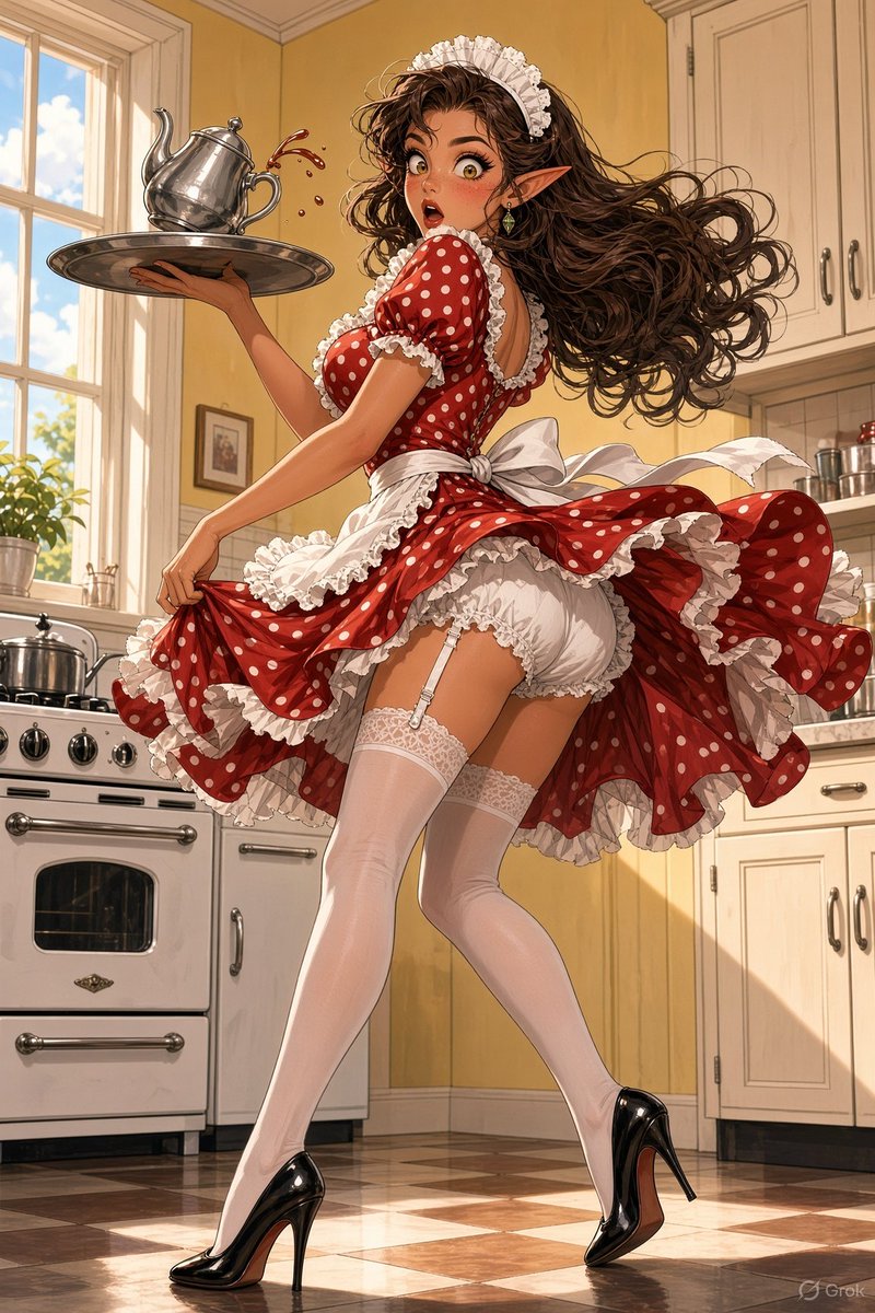 AIGirlKat1's tweet photo. Good morning all, hope everyone is enjoying another great day. Here are some images of Alorna as a muse for a pinup style theme I did yesterday, did not want them collecting dust with all my other non posted images, lol. https://t.co/JNkbS3RVIS