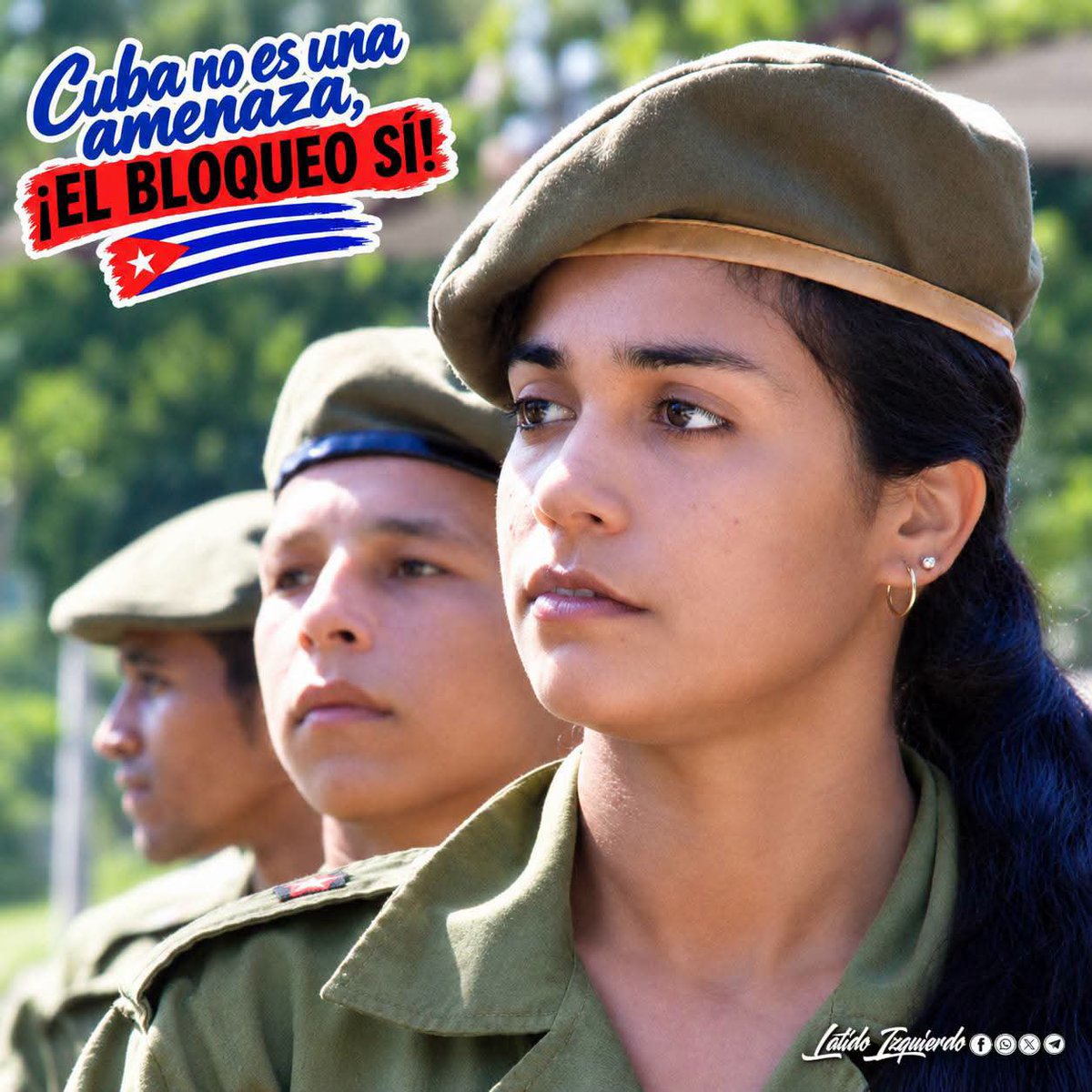 LeidyLa52204542's tweet photo. #CubaNoEsUnaAmenazaElBloqueoSí 
#MujeresEnRevolución https://t.co/HbkNbk3w1A
