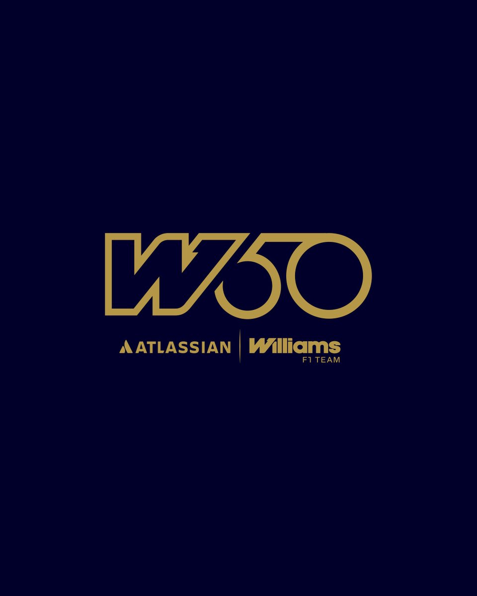 WilliamsRacing's tweet photo. 2027 will be the 50th anniversary that Atlassian Williams F1 Team has raced in Formula 1 and will be marked with this commemorative W50 logo.   

Today’s announcement is just the start, with many more 50th anniversary moments to be revealed over the coming months. 

Learn more about how we are celebrating our 50 year anniversary in Formula 1 by clicking the link here: https://t.co/SaPKcQlsE7