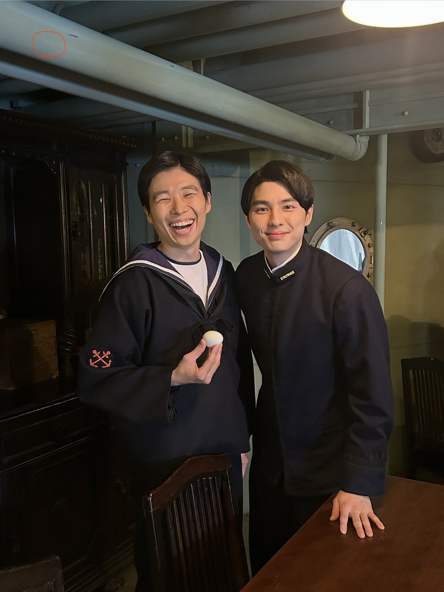 iwao_kaishi's tweet photo. たまごぉ🥚
「波うららかに、めおと日和」
第一話 完！すげぇ終わり方！

中尉また会えて嬉しかったです！
また来週お楽しみに✨
#めおと日和 #波うららかにめおと日和 
@meotobiyori #本田響矢 中尉 https://t.co/T5rHIX26BG