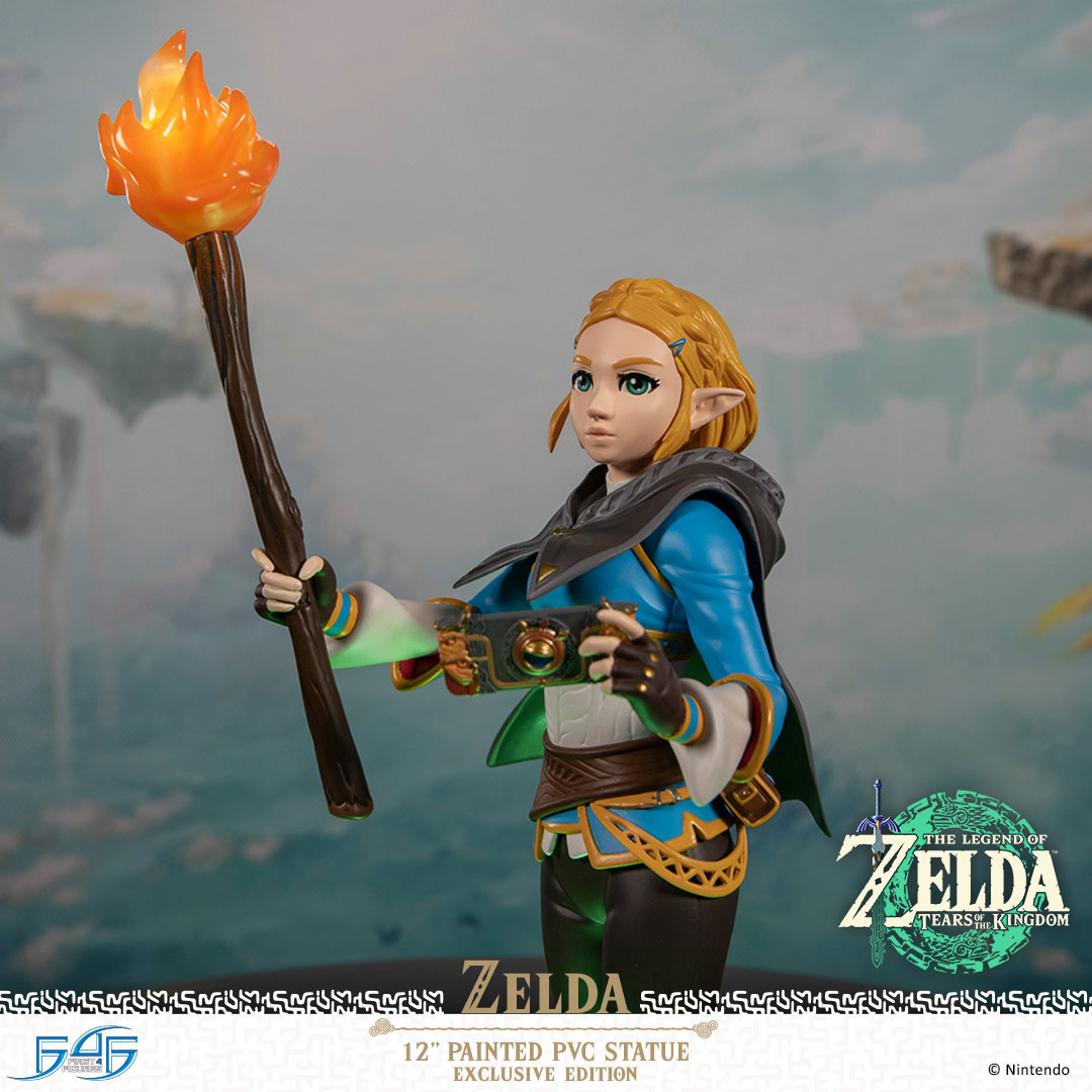 First4Figures's tweet photo. THE LEGEND OF ZELDA™: TEARS OF THE KINGDOM ZELDA PRE-ORDERS OPEN IN 7 DAYS!

Presenting the Exclusive Edition of our Zelda statue! The torch in her right hand features LED lighting that brightens up the space.

Get $5 off: https://t.co/Y7CpV1o2Rn

Pre-orders open on 22 Oct 2026. https://t.co/TTOcOL3igA