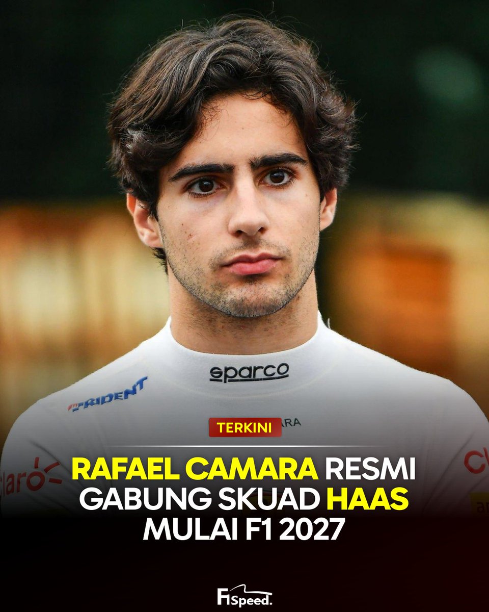 f1speed_indo's tweet photo. 🚨 TERKINI &amp; RESMI - RAFAEL CAMARA GABUNG KE SKUAD HAAS MULAI FORMULA 1 2027!

Telepon sudah diangkat!
Selamat datang di F1, dek Rafa 🤟 https://t.co/mZWfPjcuqm