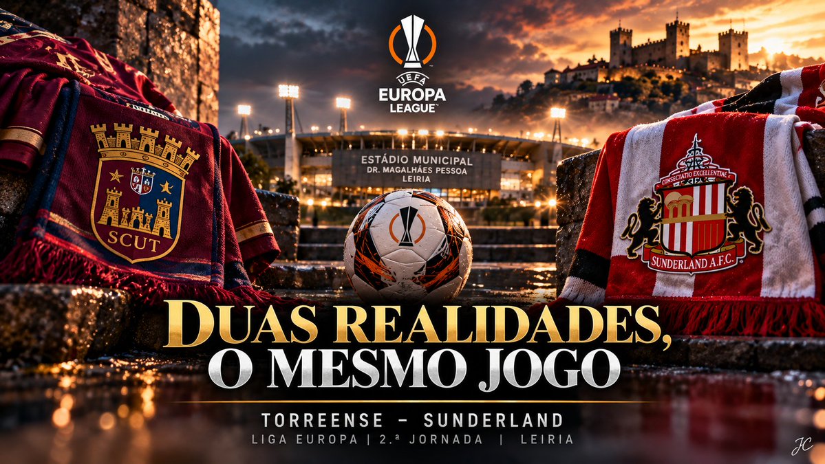 CriterioeRigor's tweet photo. ⚽ TORREENSE–SUNDERLAND

Há jogos em que os orçamentos parecem escolher antecipadamente o vencedor. Mas o futebol começa quando a bola rola e a hierarquia deixa de ser uma sentença.

Duas realidades. O mesmo jogo.

✍️ JC | Jogo Crítico

Nota editorial: Conteúdo de autoria e responsabilidade humanas, com apoio de ferramentas de IA na pesquisa, organização e revisão textual.

© Jogo Crítico | JC