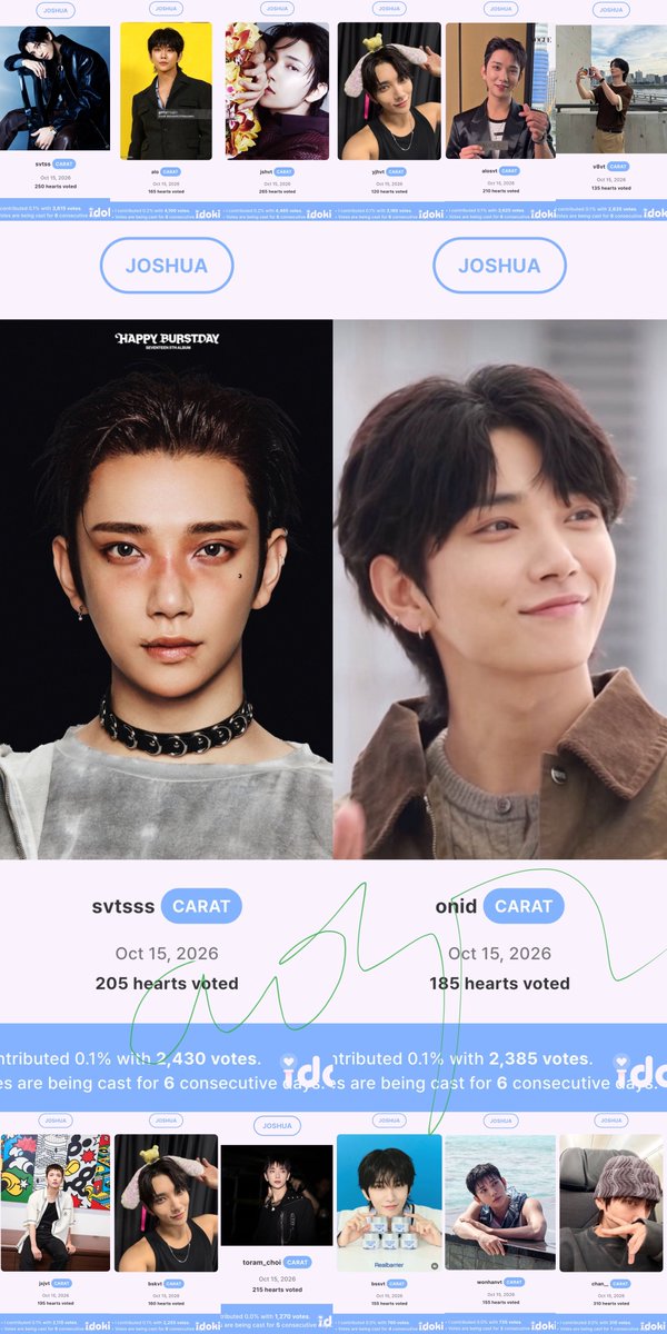 alloutforsvt's tweet photo. @pledis_17 ๐ซถ
#Vote4HJS #JOSHUA #์กฐ์์ #SEVENTEEN #์ธ๋ธํด @pledis_17 https://t.co/mGsAixkj71