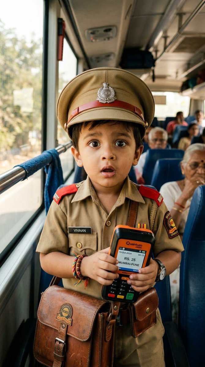 Toddler Bus Conductor