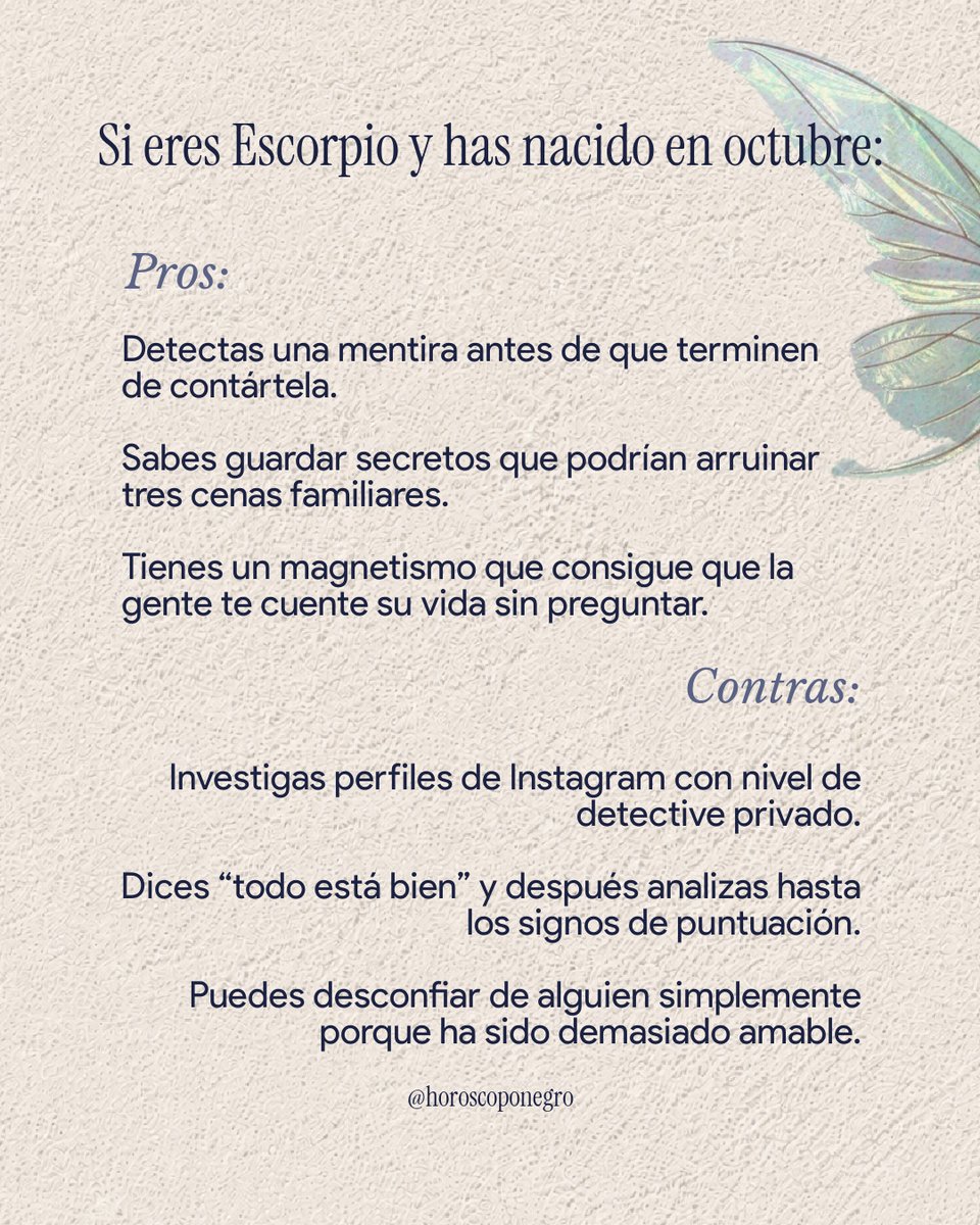 escorpio_hn's tweet photo. ¿Eres de octubre o de noviembre? ✨ Y otra cosa, ¿cuándo es tu cumpleaños? 🔮 https://t.co/iFbK0ueCnK
