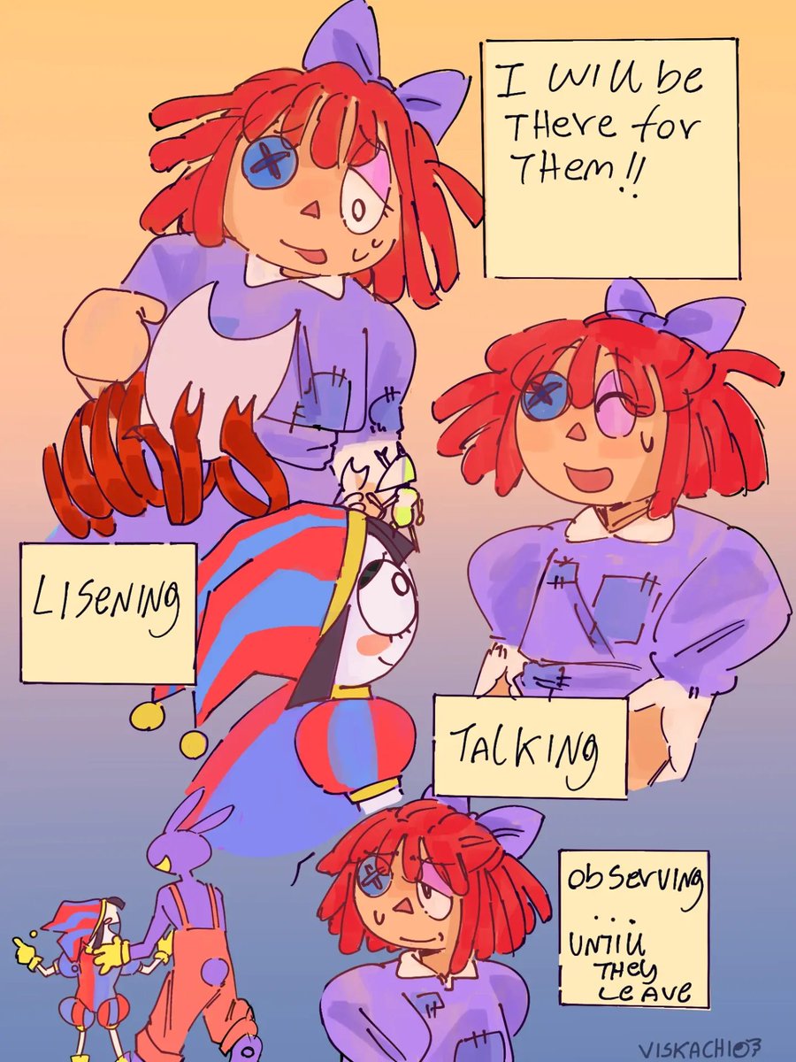 VitorKennedy00's tweet photo. To Be Chosen (Part 01)
By: viskachio
#tadc #theamazingdigitalcircus #ragapom #jesterdoll #ragatha #pomni https://t.co/uULNAHRyBX