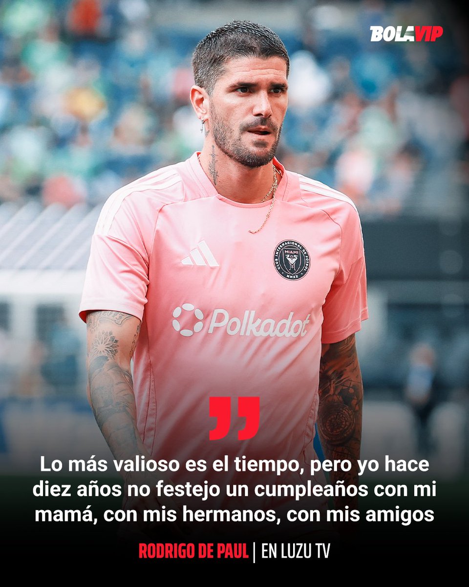 BolavipAr's tweet photo. 🗣️🇦🇷 Rodrigo De Paul se sinceró sobre el lado B de ser futbolista profesional. https://t.co/kRxVc8bPYu