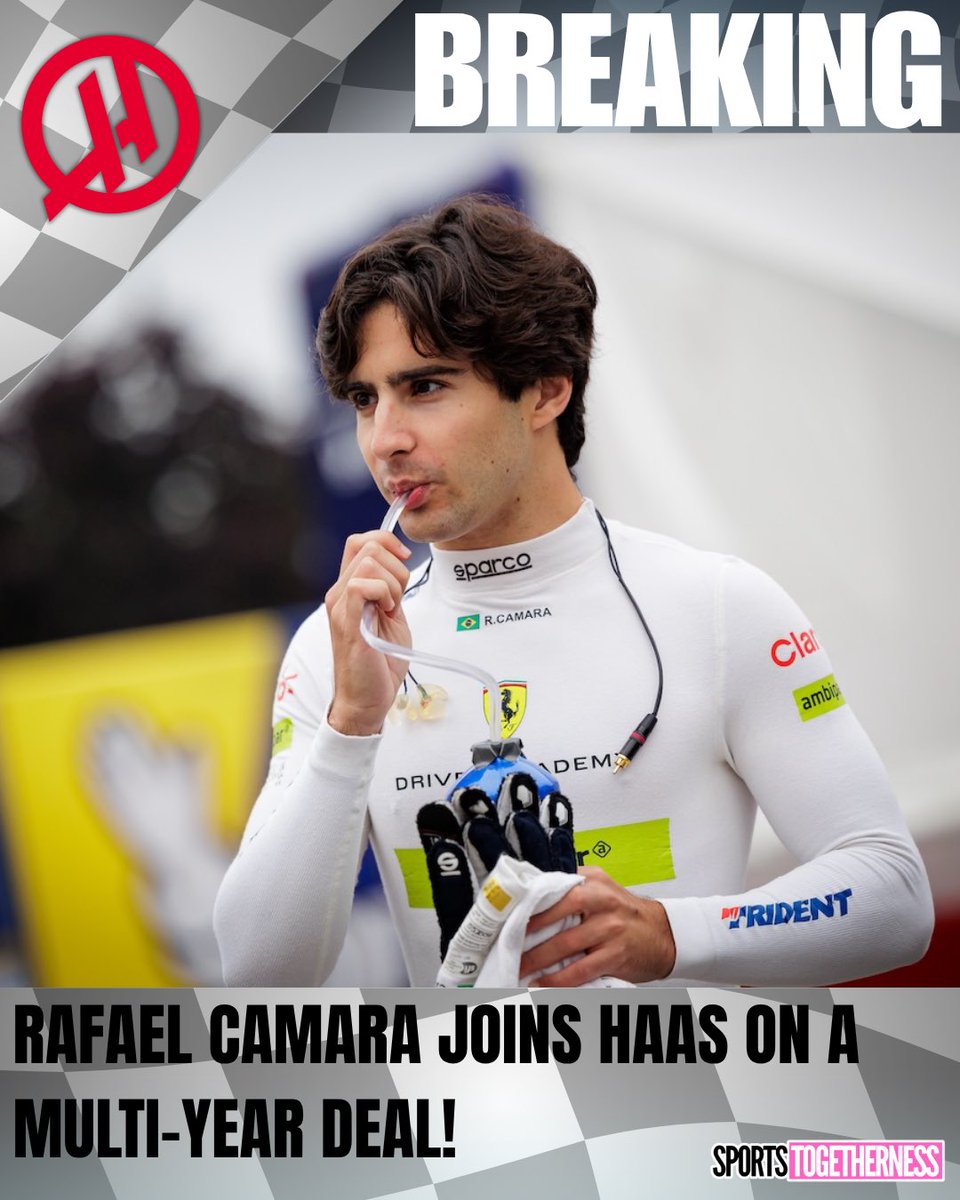sprtstogetherf1's tweet photo. 🚨| BREAKING 

RAFAEL CAMARA JOINS HAAS FOR 2027 ON A MULTI-YEAR DEAL!

#F1 https://t.co/EmFSzvJEfH