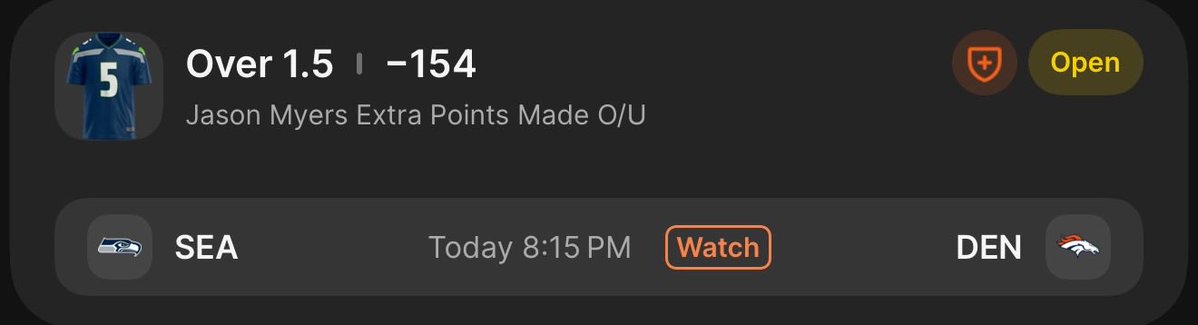 AltLineDemon's tweet photo. TNF POTD🏈 (Oct. 15th)

Collab w/@SC_FFB 🐐

1. Jason Myers O1.5 PATs (-154)

Keeping this one pretty simple. Myers has made at least 2 extra points in 4 out of 5 (80%), converting a season-high 4 PATs in the lone road outing (Week 2), averaging 2.8 entering Week 6, and ranked top-6 among all kickers

With Sam Darnold starting and/or playing more than 5 snaps, Myers has made multiple PATs in 3/3 (100%), averaging 3.9 from Weeks 3-5

Entering TNF, Seattle is currently a slight -2.5-point favorite on the road with a 21.5-point team total, priced at -330 to score 2+ touchdowns

Over the last 2 seasons, Myers has been one of the most reliable kickers in the league, converting 73 out of a possible 74 (98.6%) PATs