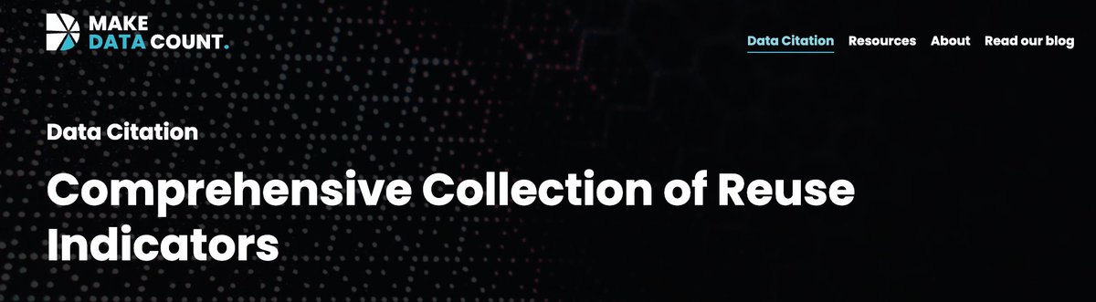 infodocket's tweet photo. First-of-Its-Kind: Largest Collection of #Data Reuse #Indicators Now Openly Available

https://t.co/igPLyRN9V3

#opendata #datasets #researcharticles
#datametrics #scholcomm
@makedatacount
@digitalsci https://t.co/h1IRyfvpeR