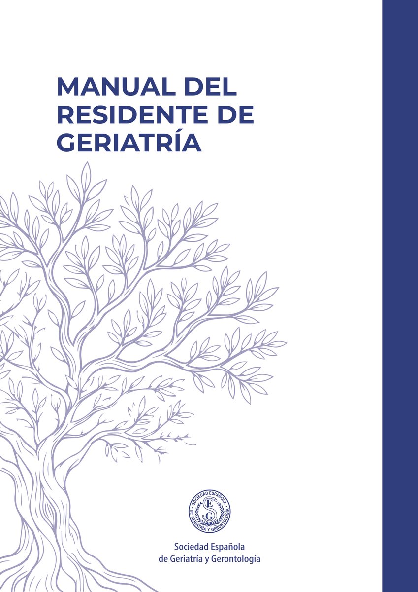 seggeriatria's tweet photo. 📘 Ya disponible el MANUAL DEL RESIDENTE DE GERIATRÍA DE LA #SEGG, impulsado por el Grupo de Jóvenes de la Sociedad para apoyar la formación de futuros geriatras.

📖 Consúltalo online: https://t.co/De6DGzg0FY

#ResidenteDeGeriatria #Geriatría #PersonasMayores https://t.co/cUHfV15UPH