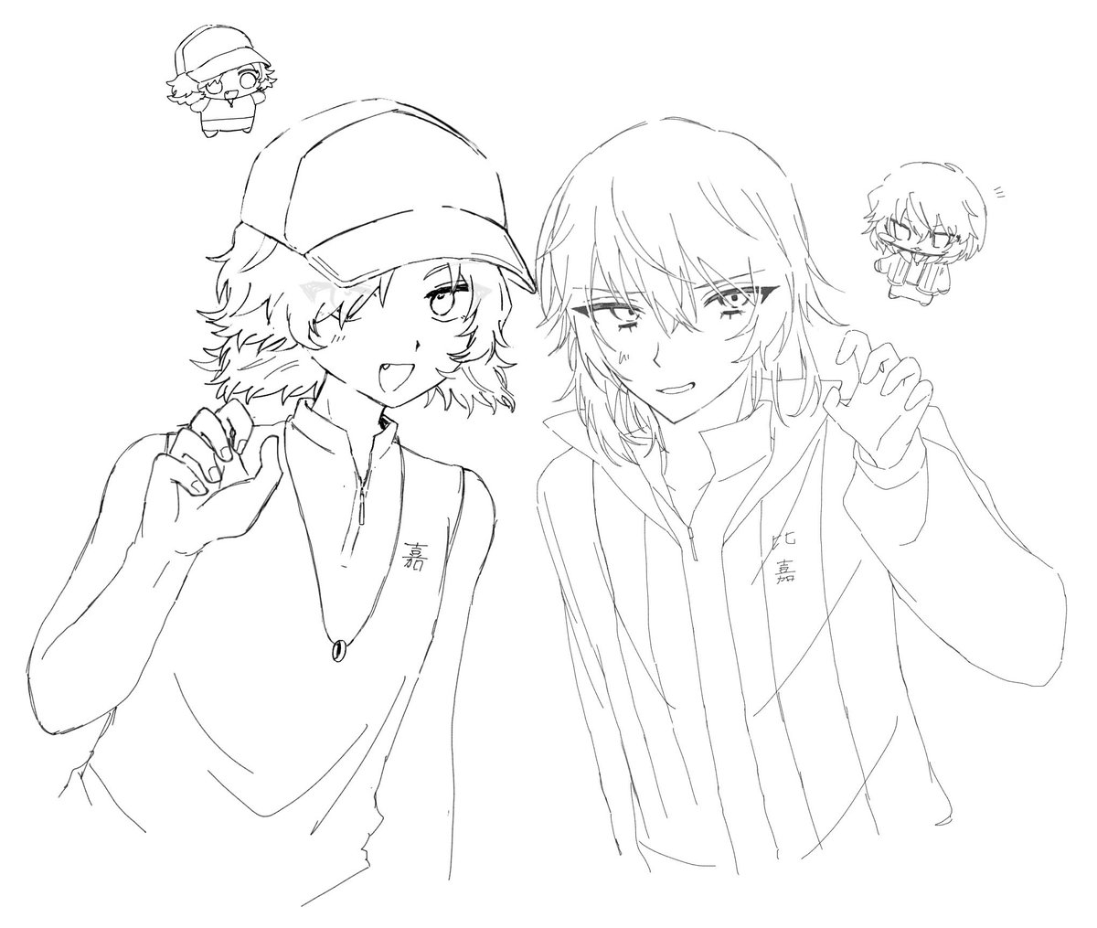 Nekqt1_tp's tweet photo. 砂糖ちゃんとﾋｶﾞ合作ꔛෆ https://t.co/VHMd4t0plp