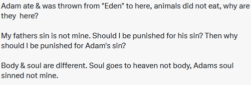 S_Subaiah's tweet photo. @raj141188 @aravind It is not that simple, you said Mankind gave control to Satan but we still have control .
If according to you God sent prophets &amp; Jesus, he is still in control,.
Then why does he have to do tests for what we have not done?
Like I said earlier, see the image https://t.co/Hh9RqXi2hH