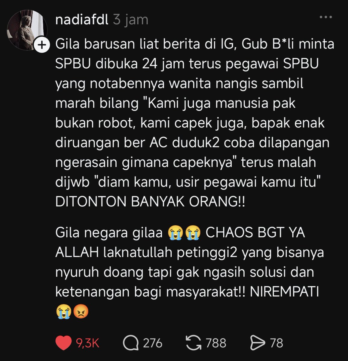 reylevant's tweet photo. GILAA BENER BENER NIREMPATI 💔 https://t.co/SeNtKzUCgZ