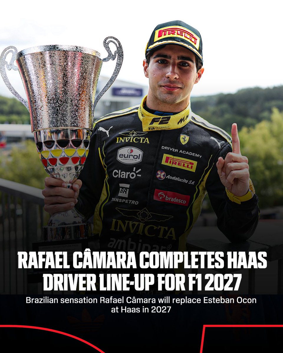 ESPNF1's tweet photo. Haas confirm Esteban Ocon's replacement for 2027 👀