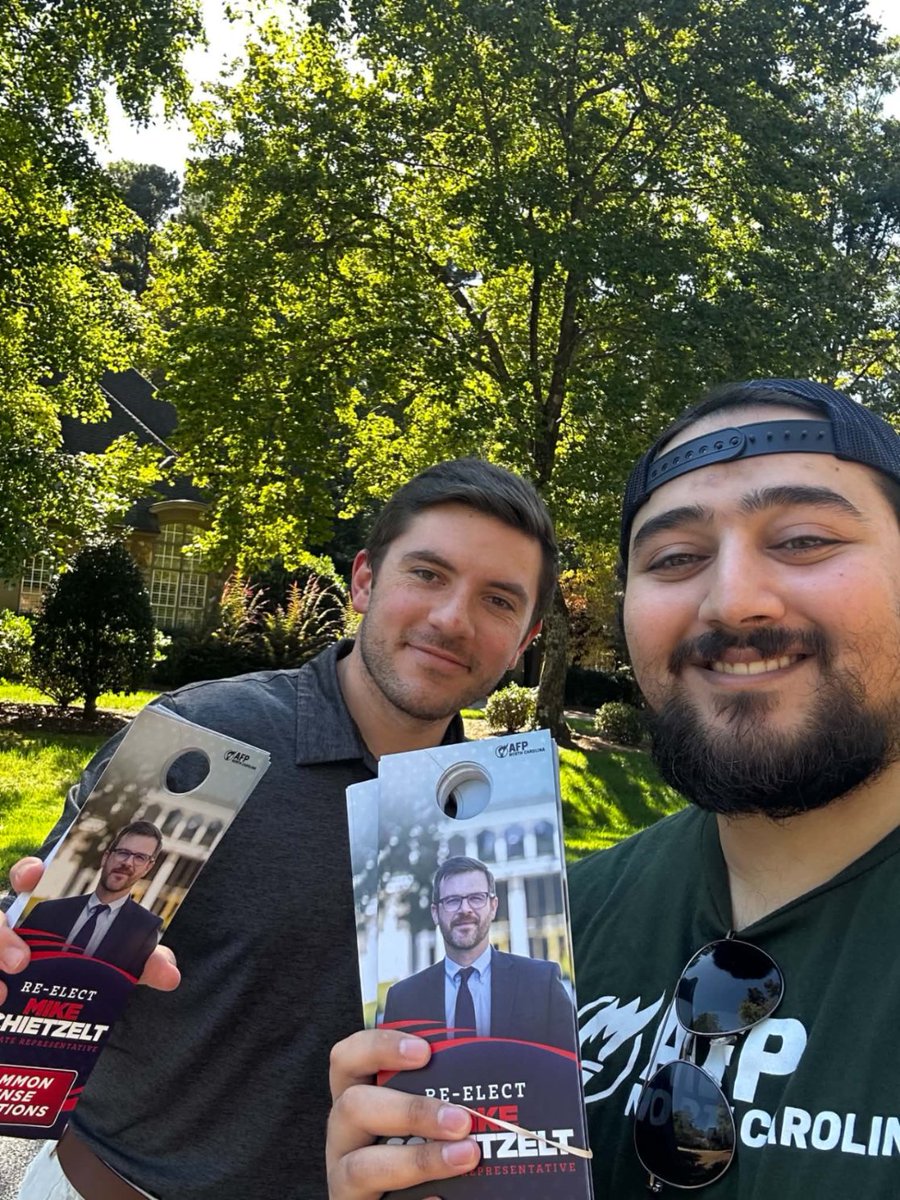 AFPNC's tweet photo. North Carolinians deserve leaders who get things done. Our team is out in communities across the state, talking with neighbors about the policy champions delivering for our state. https://t.co/MB4VNsqkdQ