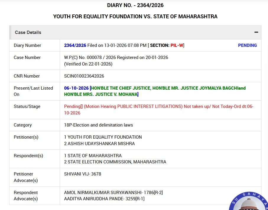 neha_laldas's tweet photo. ‼️Attention Non-dominant OBC caste members interested in fighting local body elections‼️

On 20.1.2026, YFE filed an important petition in Honorable Supreme Court, where they have challenged the political reservation for powerful OBC castes in the local body elections {W.P. (C): 000078/2026}

Basically YFE is arguing that though communities like Yadavs, Kurmis, Kushwahas etc are classified as OBCs, they are not politically backward and hence should not be getting reservation in local body elections.

In their petition, they have prayed to the SC that there should be separate list of poltically backward classes.

YFE needs petitioners from UP, preferably those from non-dominant OBC castes, who want to fight local body election.

Please respond whoever is interested.