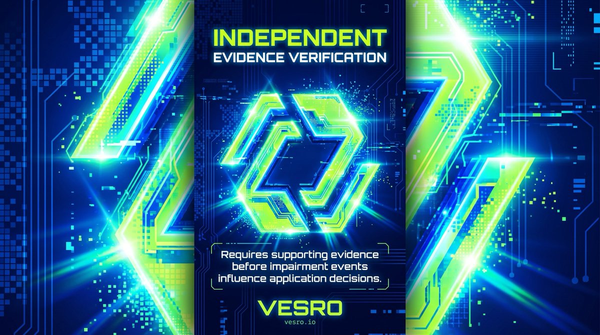 VesroRWA's tweet photo. Risk decisions are only as reliable as the evidence behind them.

Vesro requires supporting evidence before recorded impairment events influence application decisions, helping establish a more dependable foundation for tokenized asset risk assessment. https://t.co/0OPmjb5u3m