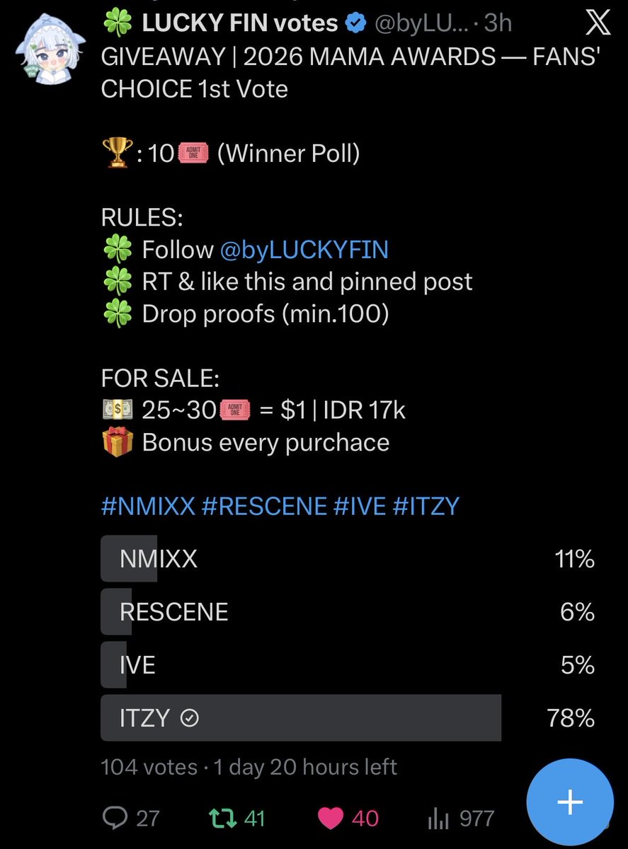Noidea71312's tweet photo. @byLUCKYFIN @AlwaysDreamin_7 #ITZY https://t.co/hAYegmmjWU