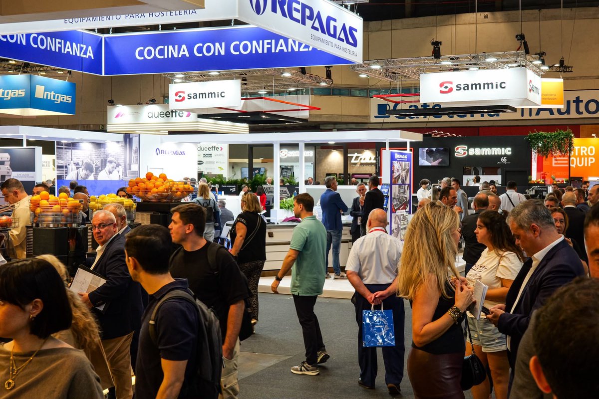 IFEMA_VP's tweet photo. 🍽️ Hoy inauguramos @GUEXT_ 2026 en @IFEMA MADRID, junto a @FelacInnova. 

Tres días para descubrir las innovaciones, el equipamiento y las soluciones que transforman el sector hospitality, conectando empresas y profesionales y generando nuevas oportunidades de negocio. https://t.co/5evGsKBe5L