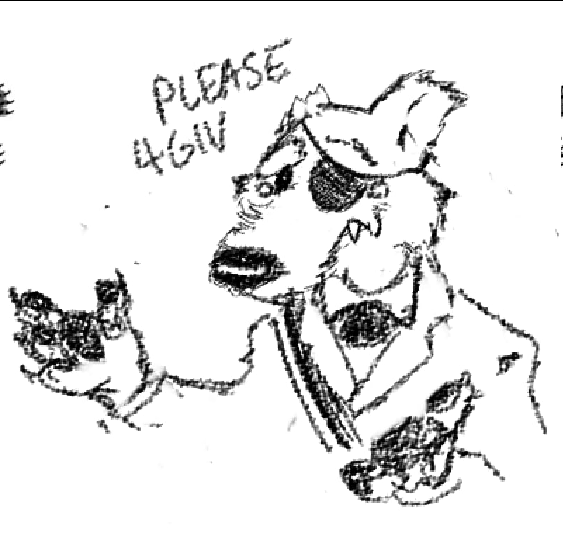 Fluffypunk_'s tweet photo. Listen you guys, Corporal Donalbains story arc broke my heart. He's a good boy. Can you blame a wolf for liking a little poppy beer? 4Giv him https://t.co/QXXGajRUPD