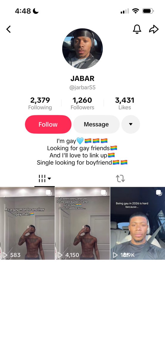 JABARHENSON's tweet photo. Anybody messaging yall from these two accounts on TikTok they are NOT ME🥴 https://t.co/q91zVejOrE