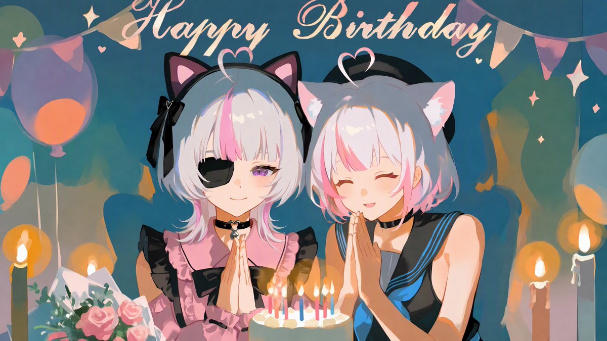PixAI_Official's tweet photo. 🎉 今日、10月15日はミオのお誕生日！

いつもPixAIでみんなの創作を応援しているミオに、イラストやメッセージでたくさんの「おめでとう」を届けよう！

ミオ、お誕生日おめでとう！ https://t.co/aU5y7wJ0Re